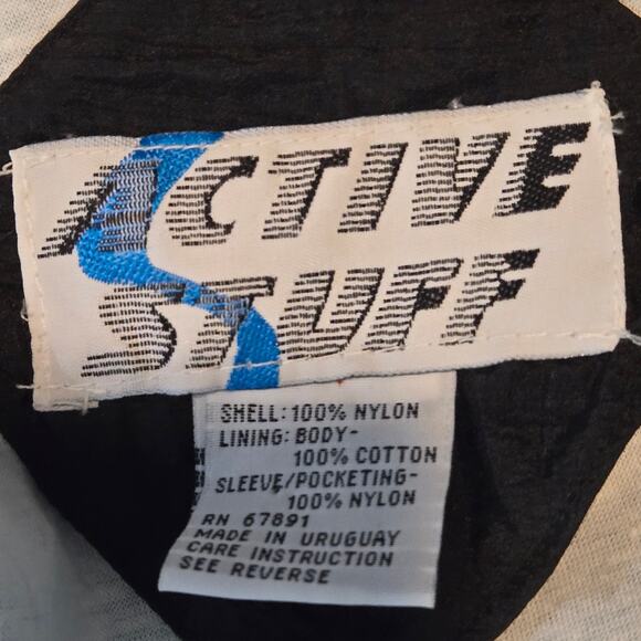 Vintage Active Stuff Windbreaker Track Jacket Women's XL - Picture 5 of 7